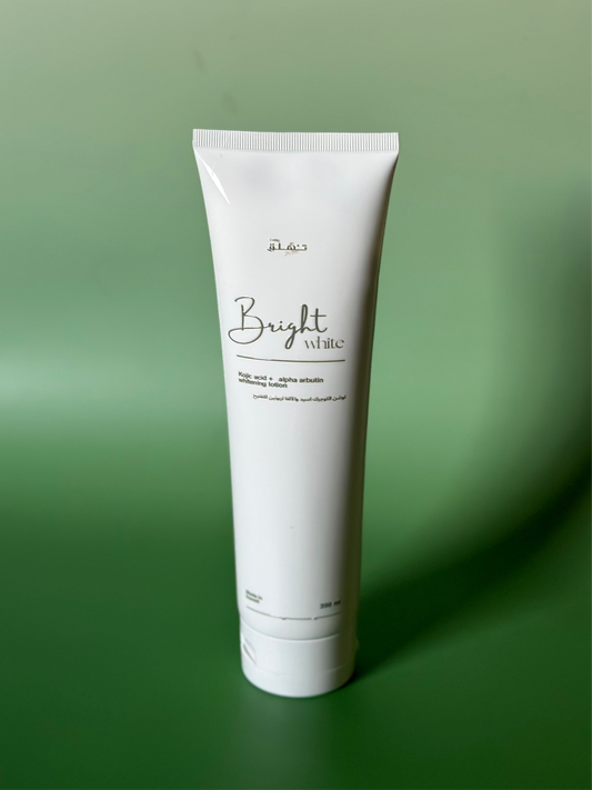 Bright white lotion